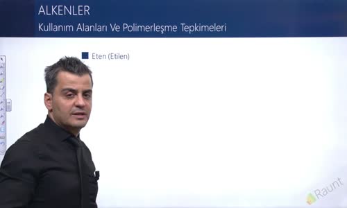 EBA KİMYA LİSE - HİDROKARBONLAR - ALKENLER (OLEFİNLER) - ALKENLERİN KULLANIM ALANLARI VE POLİMERLEŞME TEPKİMELERİ
