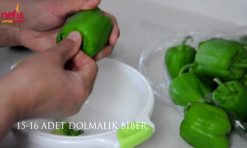 Kıymalı Biber Dolması Tarifi