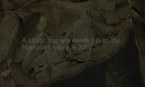 Ağır Hasar Alıp Restore Edilen 17. Yüzyıldan Kalma Harita