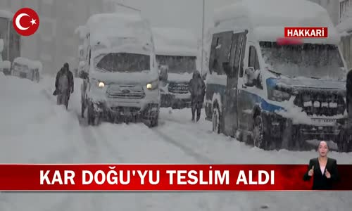 Hakkari'ye Kar Yağdı! İşte Görüntüler