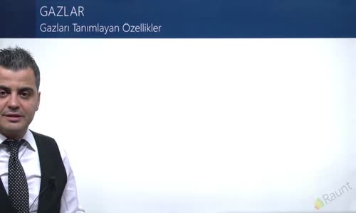 EBA KİMYA LİSE - MADDENİN HALLERİ - GAZLAR - GAZLARI TANIMLAYAN ÖZELLİKLER