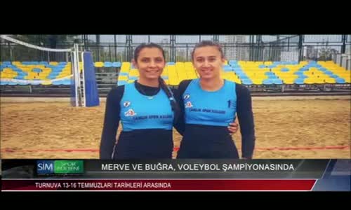 Merve Ve Buğra Voleybol Şampiyonasında