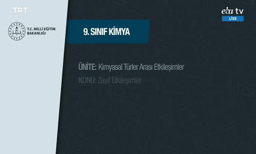 9. Sınıf Kimya 1.Bölüm İzle