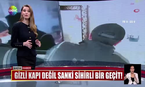 Gizli kapı değil sanki sihirli bir geçit! 