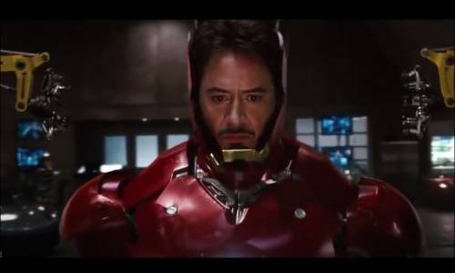 Iron Man - İron Man İnsanları Kurtarıyor - Tank Füzesi Sahnesi