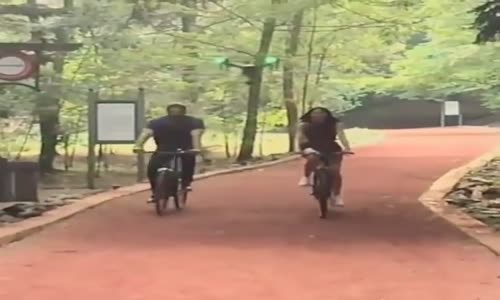 Erkenci̇ Kuş Dron'la Bi̇si̇klet Çeki̇mi̇