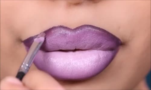  Ombreli Dudaklar & Simli Oje Uygulamaları 