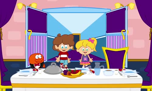 Yemek masasında - Çizgi Film Çocuk Şarkısı -  Çocuk Şarkıları
