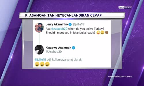 Kwadwo Asamoah'tan Galatasaraylıları Heyecanlandıran Cevap!