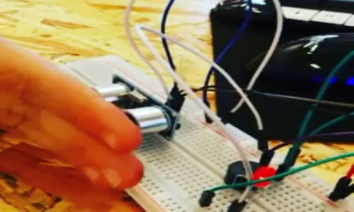 Öğrencilerimizin park sensörü devresi ????️????