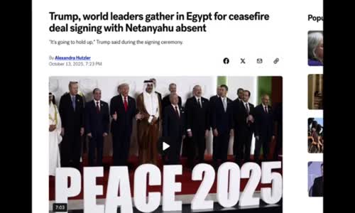 TRUMP'S PEACE DEAL & THE ANTICHRIST RITUAL AT THE PYRAMIDS FOR THE DAWNING OF THE NEW WORLD ORDER!