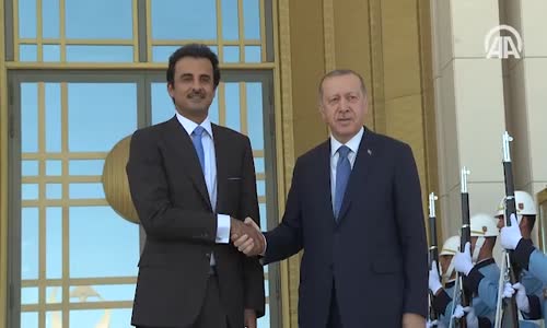 Cumhurbaşkanı Erdoğan Katar Emiri Al Sani İle Bir Araya Geldi