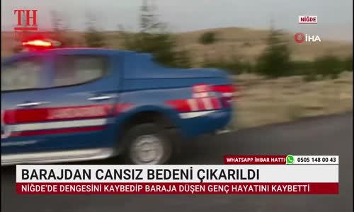 BARAJDAN CANSIZ BEDENİ ÇIKARILDI