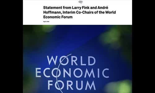 A.I. GOVERNANCE IS IN WARP DRIVE! BLACKROCK'S LARRY FINK NAMED THE NEW LEADER OF THE WEF!