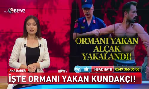 İşte orman yakan kundakçı!