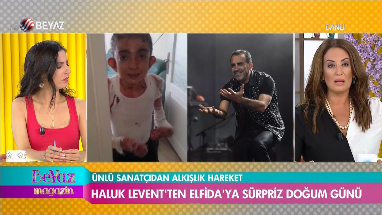 Haluk Levent'ten Kelebek Çocuk Elfida'ya Sürpriz Doğum Günü