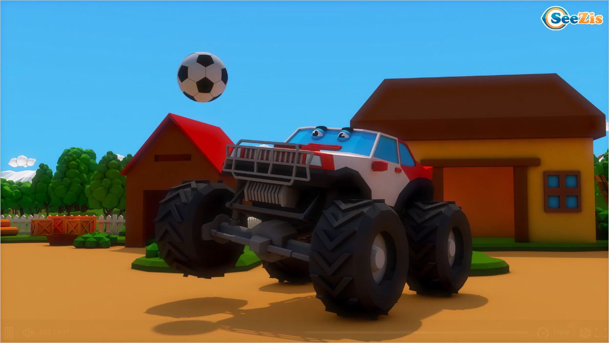 Cars Town - Polis Arabası İki Yarış Arabasının Peşinde