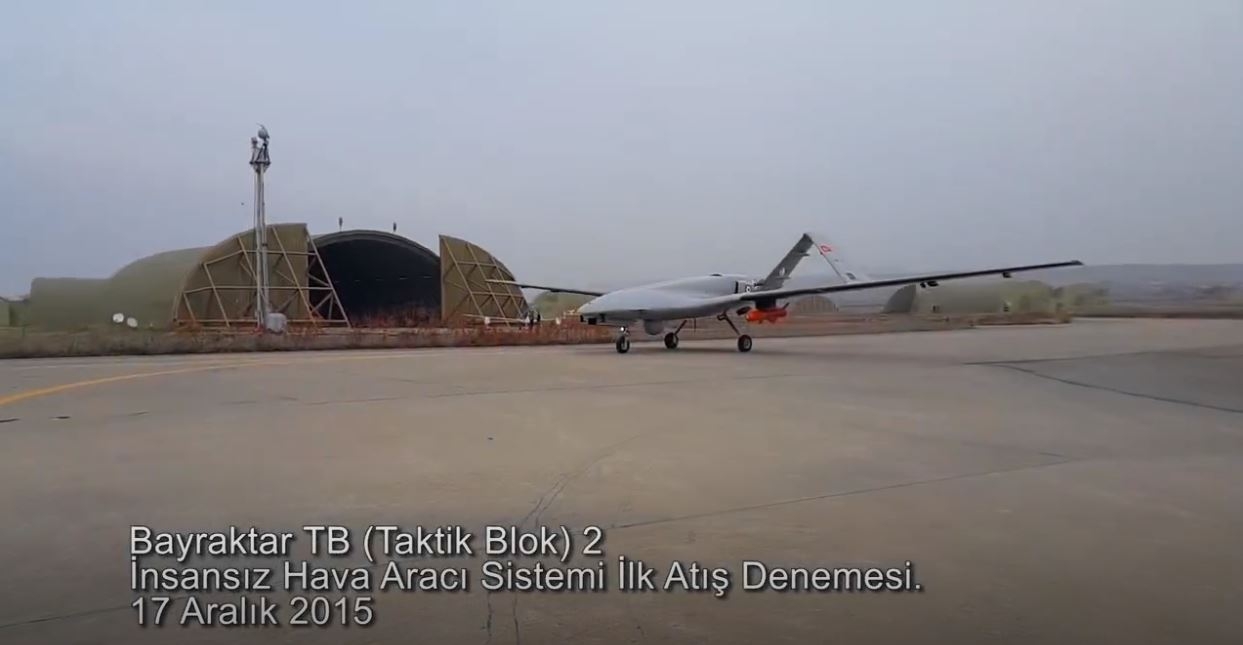 Bayraktar TB (Taktik Blok) 2 (UCAV) - Insansiz Hava Araci Füze Atis Denemesi