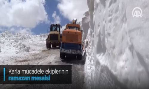 Karla Mücadele Ekiplerinin Ramazan Mesaisi
