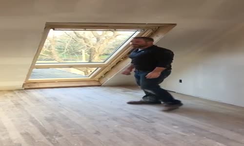 Cabrio Balkon Çatı Penceresinin İç Görünümü