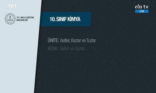 10. Sınıf Kimya 1.Bölüm İzle
