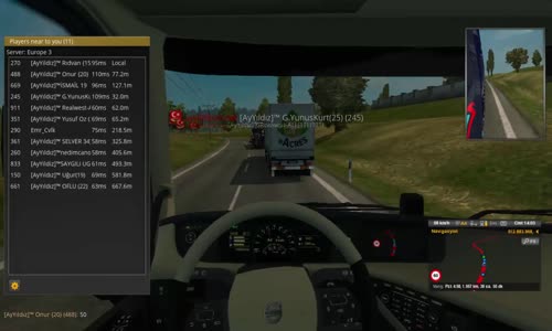 Ayyıldız TM Serbest Konvoyundan Görüntüler