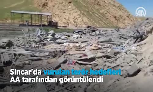Sincar'da İlk Kez Vurulan Terör Hedefleri Görüntülendi