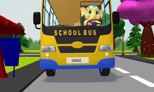 Otobüsün Ve Araba Tekerleği Yuvarlak Çocuk Şarkıları