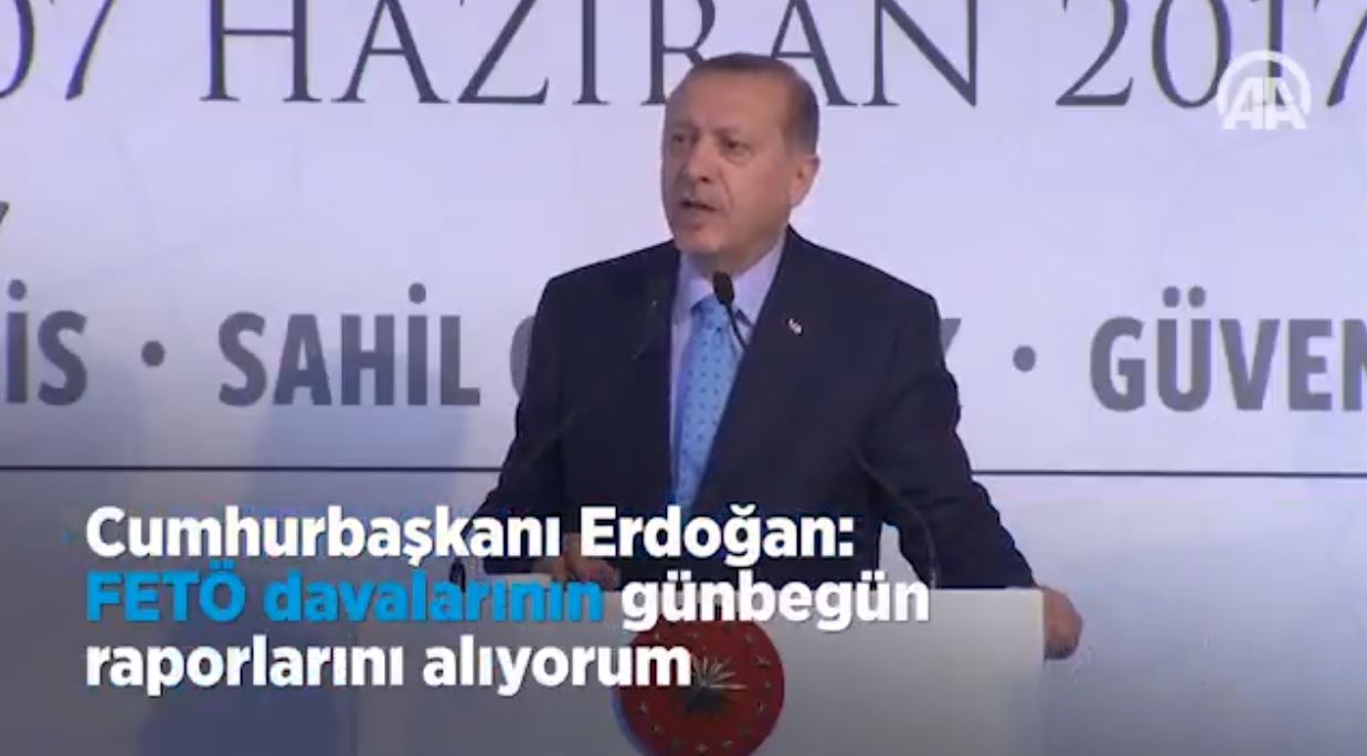 Cumhurbaşkanı Fetö Davalarının Günbegün Raporlarını Alıyorum 