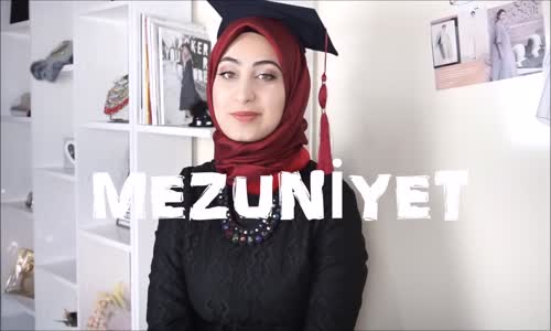 Mezuniyet - Kep Nasıl Takılır - Makyajım , Şal Bağlama