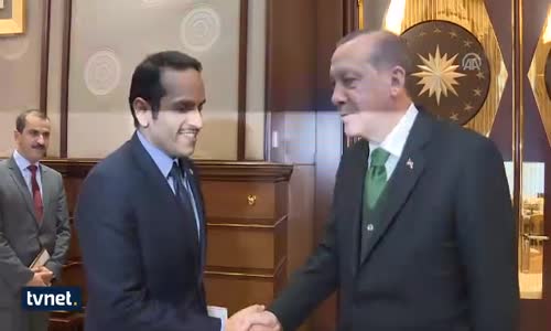 Cumhurbaşkanı Erdoğan, Katar Dışişleri Bakanı'nı Kabul Etti
