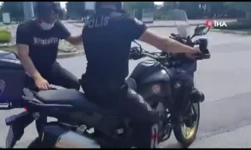 Polislerin motosikletlerle öğrencileri sınava yetiştirdiği heyecan dolu anlar kamerada 