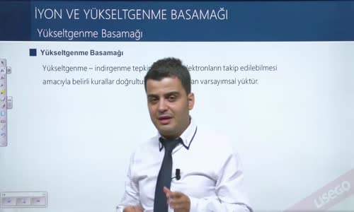 EBA KİMYA LİSE -  YÜKSELTGENME BASAMAKLARI - YÜKSELTGENME BASAMAĞI