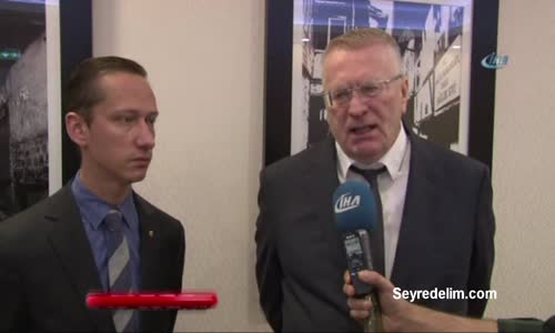 Jirinovski: 'Erdoğan Gibi Bir Lidere Sahip Oldukları İçin Şanslılar'