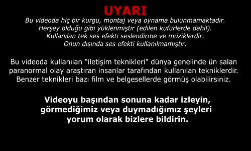 Kapalak Kızıyla Bir Gece Paranormal Olaylar 