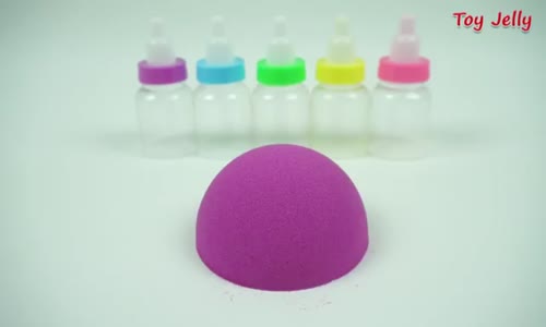 Kinetik Kum Yapma - Bebek Süt Şişesi - Renkler - Kreş Tekerlemeleri - Sürpriz Yumurta