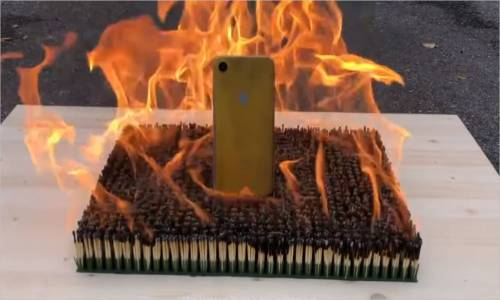 İphone Xr - 10 000 Kibrit İle Sağlamlık Testi # 164