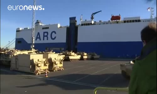 ABD yüzlerce tankla Avrupa'ya adeta çıkartma yaptı