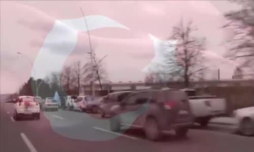 Ankara'da Kilometrelerce Uzunluğunda Erdoğan Konvoyu
