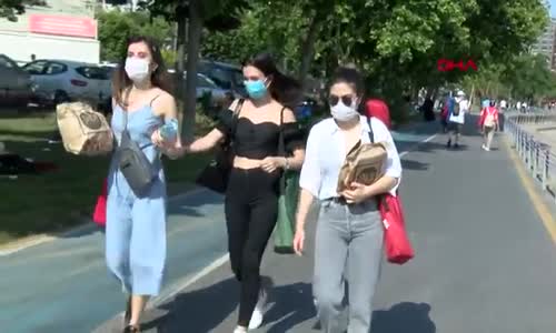 Caddebostan Sahili'nde maske takmayanlara ceza yağdı