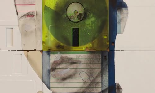 Disketlerden Oluşan Sanat Eseri