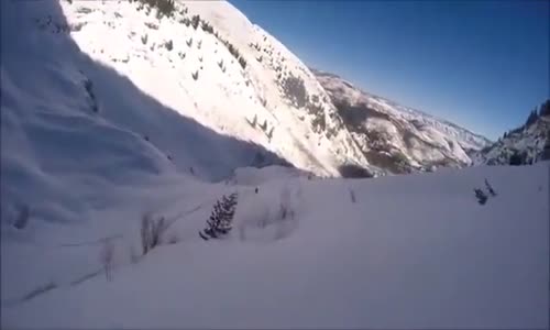 Rampadan Atlayış Yapan Kayakçıyı Bekleyen Sürpriz