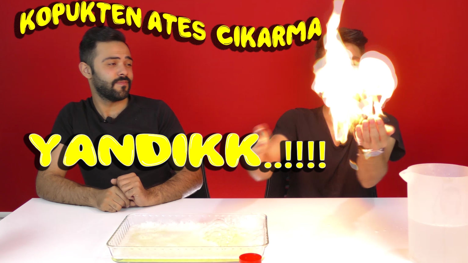 Köpük Yakma Deneyi YANDIKK..!!