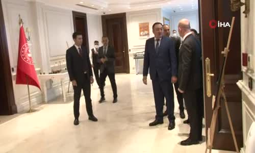 Bakan Soylu Kırgız Mevkidaşı Niyazbekov İle Bir Araya Geldi 