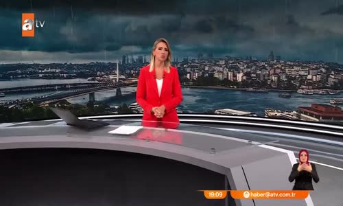 İstanbul'da korkutan sağanak görüntüsü 