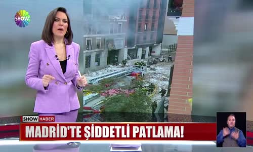 Madrid'te şiddetli patlama! 