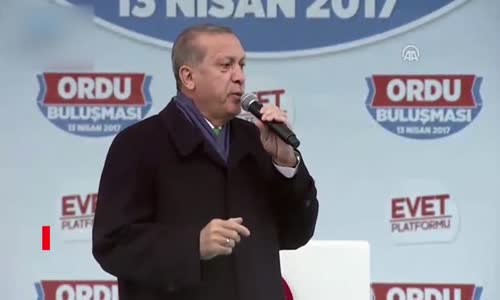 Cumhurbaşkanı Erdoğan Ordu Mitingi 13 Nisan 2017