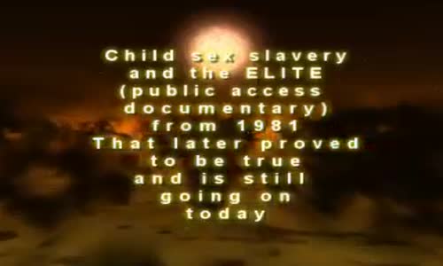 Elite child sex slaves 1981