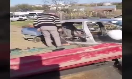 Hava Yastığının Gazabına Uğrayan Hurdacı 