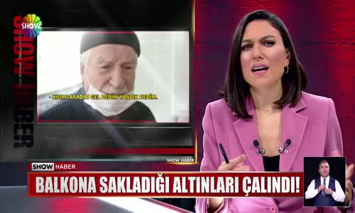 Balkona sakladığı altınları çalındı! 